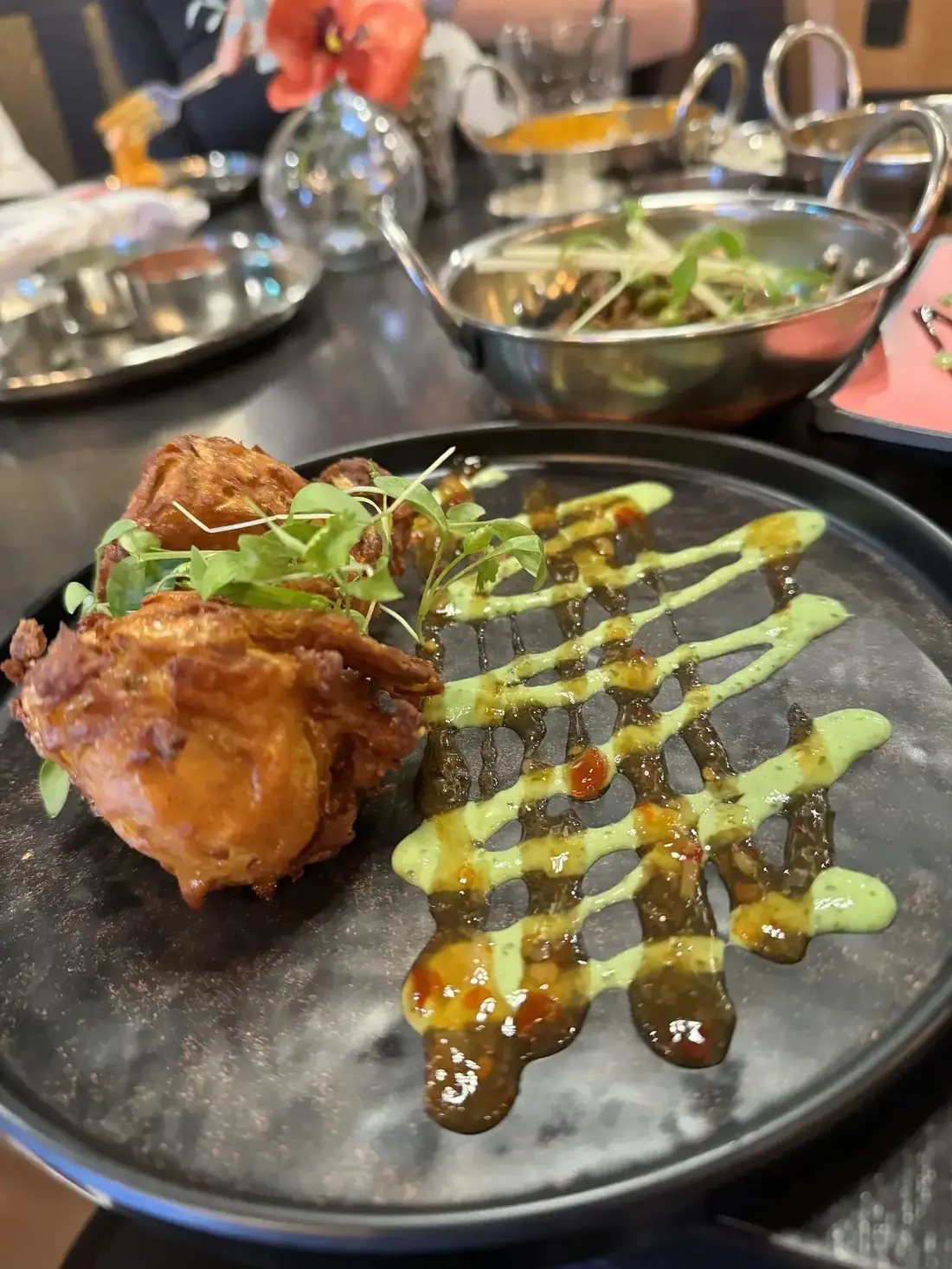 Restaurant ambience and lighting